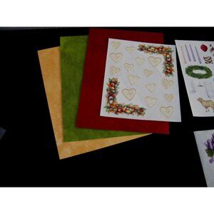 Sticker Lot  Christmas Various, Nativity, Buttons, Mittens, Crayons, Candles